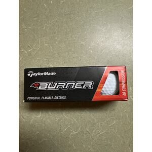TaylorMade Burner Golf Balls 60 Compression Sleeve (3 Balls) Distance Soft Feel